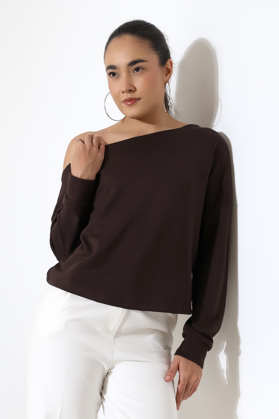 22185 KADIN KAYIK YAKA OMUZ DÜŞÜMLÜ DOUBLEFACE YUMUŞAK DOKULU UZUN KOL SWET-BLUZ 22185 KADIN KAYIK YAKA OMUZ DÜŞÜMLÜ DOUBLEFACE YUMUŞAK DOKULU UZUN KOL SWET-BLUZ