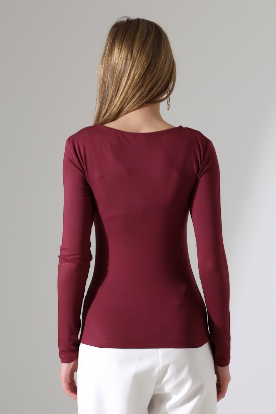 22132 KADIN TULUM V YAKA FULL LYC VORTVİSK UZUN KOL BLUZ 22132 KADIN TULUM V YAKA FULL LYC VORTVİSK UZUN KOL BLUZ