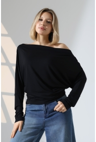 22153 KADIN OMUZ DÜŞÜMLU ASMTRK UZUN KOLU BEDENDE VE PARÇALI BLUZ 22153 KADIN OMUZ DÜŞÜMLU ASMTRK UZUN KOLU BEDENDE VE PARÇALI BLUZ