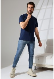 21751 ERKEK BASİC COMFOFRT FİT KISA KOL BİSİKLET YAKA PAMUKLU TSHIRT 21751 ERKEK BASİC COMFOFRT FİT KISA KOL BİSİKLET YAKA PAMUKLU TSHIRT