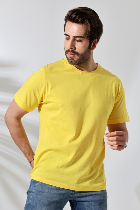 21751 ERKEK BASİC COMFOFRT FİT KISA KOL BİSİKLET YAKA PAMUKLU TSHIRT 21751 ERKEK BASİC COMFOFRT FİT KISA KOL BİSİKLET YAKA PAMUKLU TSHIRT