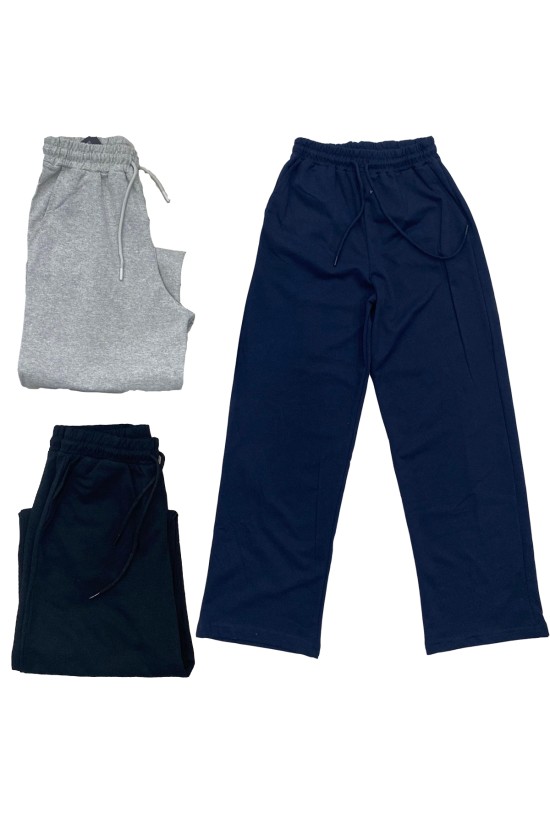 31566 - 3LÜ PAKET BAYAN CEPLİ SALAŞ GENİŞ DÖKÜMLÜ 2 İP PANTOLON 31566 - 3LÜ PAKET BAYAN CEPLİ SALAŞ GENİŞ DÖKÜMLÜ 2 İP PANTOLON