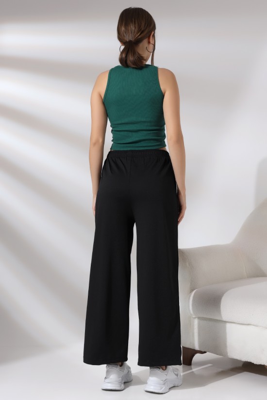 21136 KADIN BOL PAÇA ÖRME KREP PANTOLON 21136 KADIN BOL PAÇA ÖRME KREP PANTOLON