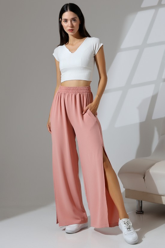 21143 BAYAN AYROBİN SALAŞ CEPLİUZUN PAÇA YANLARI AÇIK YIRTMAÇLI SALAŞ PANTOLON 21143 BAYAN AYROBİN SALAŞ CEPLİUZUN PAÇA YANLARI AÇIK YIRTMAÇLI SALAŞ PANTOLON